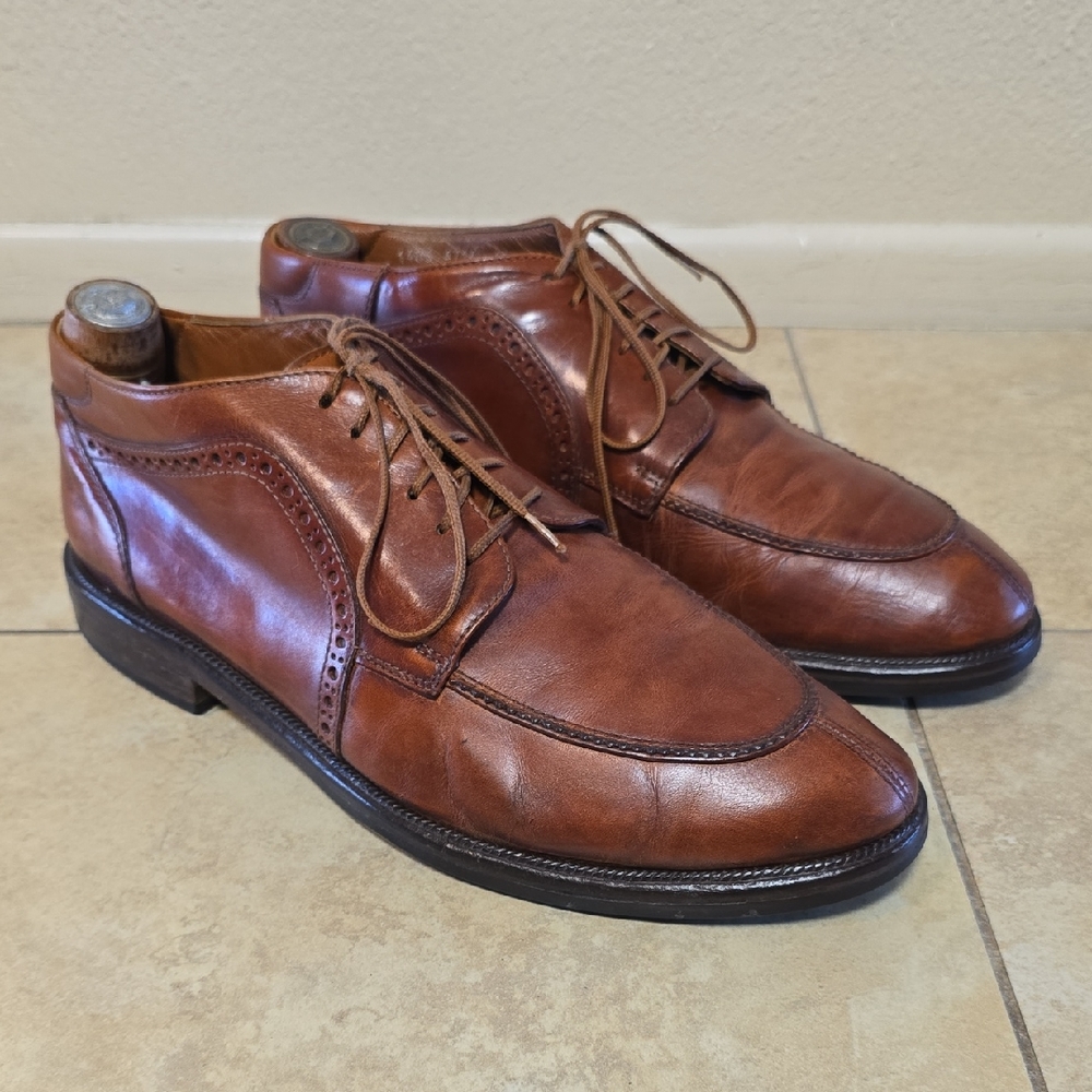 Classic Brown Leather Oxford Shoes